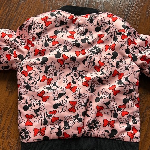 Disney Minnie Mouse Pink Bomber Jacket - Picture 2 of 3